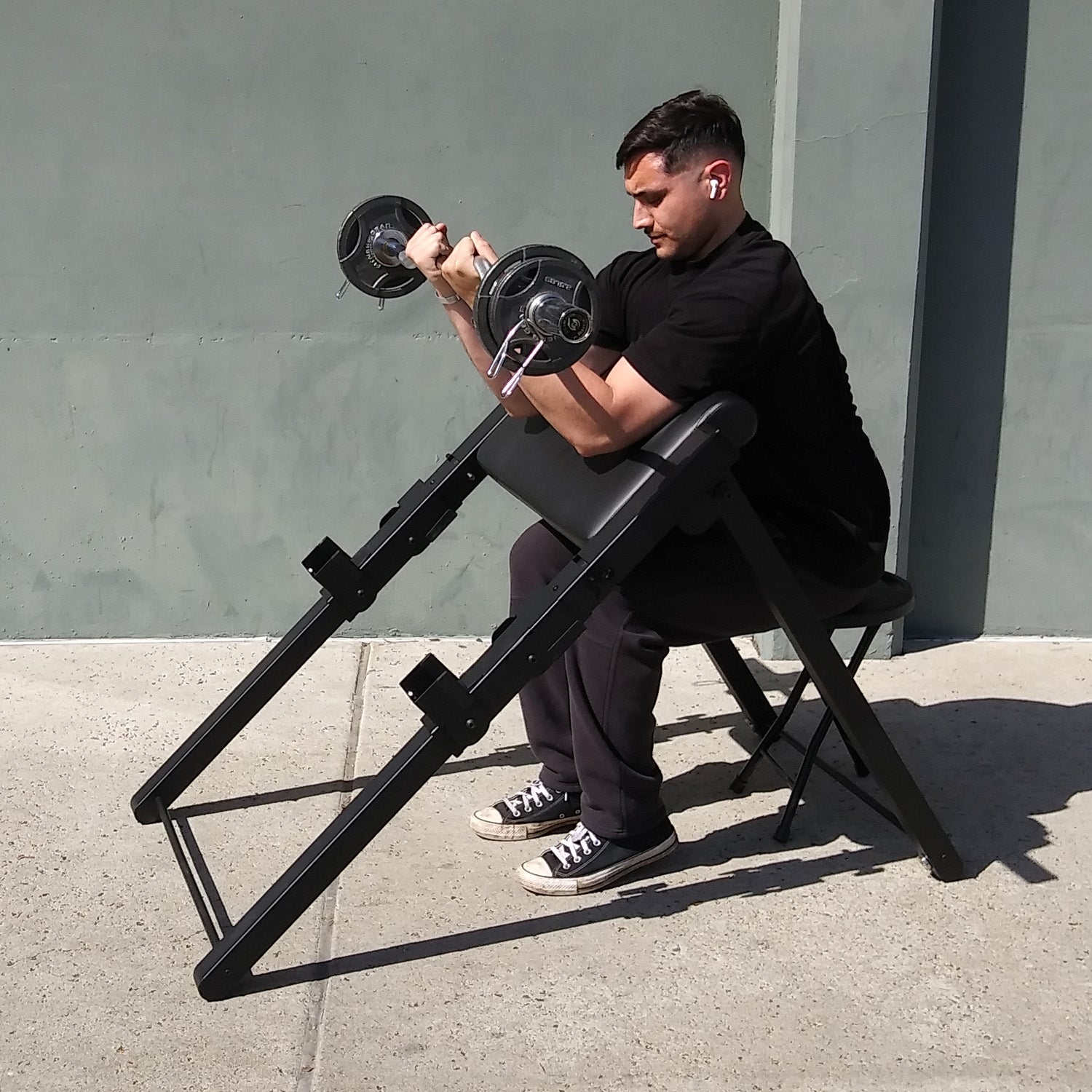 PCX-12 Foldable Preacher Curl Bench