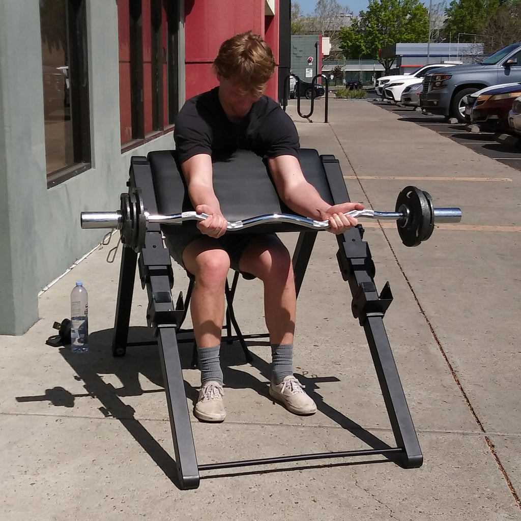 PCX-12 Foldable Preacher Curl Bench