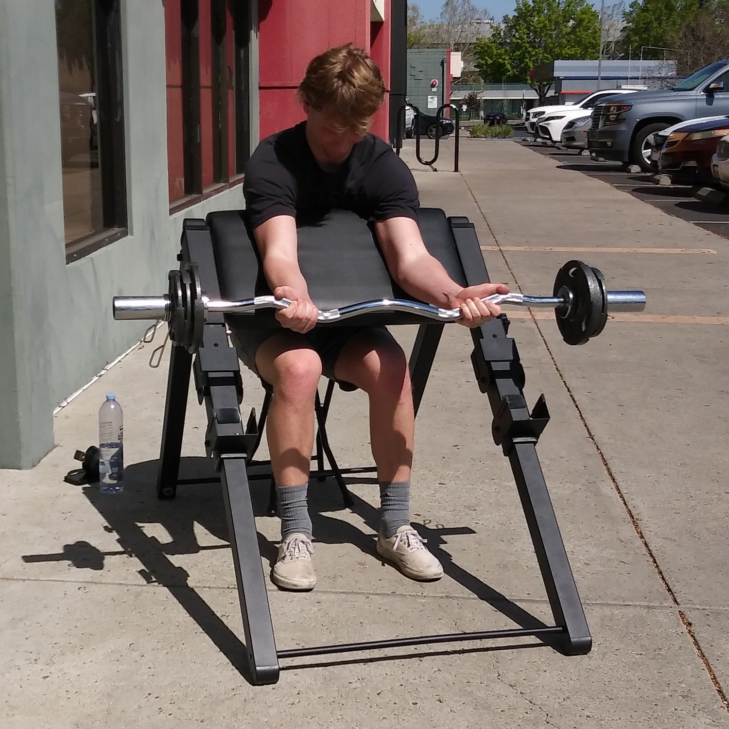 PCX-12 Foldable Preacher Curl Bench