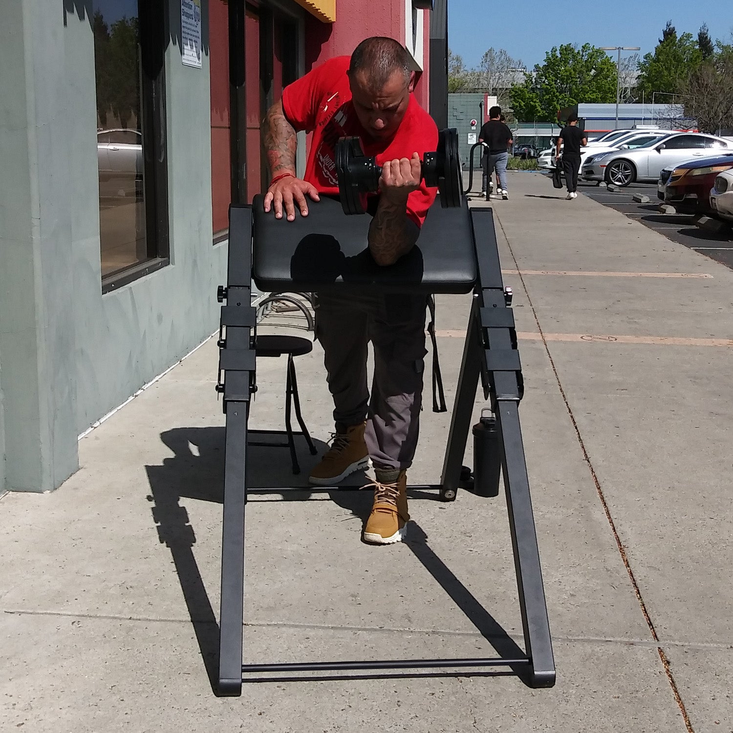 PCX-12 Foldable Preacher Curl Bench