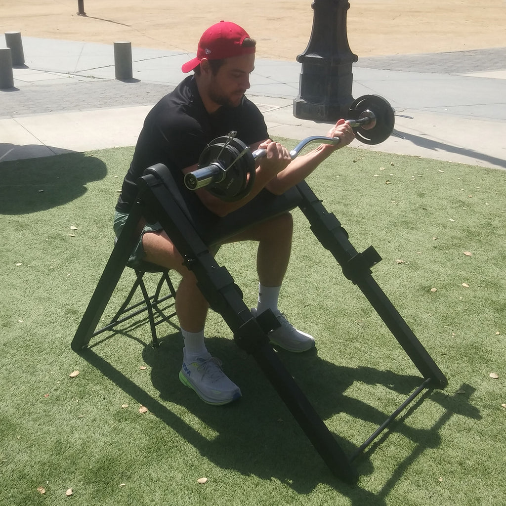 PCX-12 Foldable Preacher Curl Bench