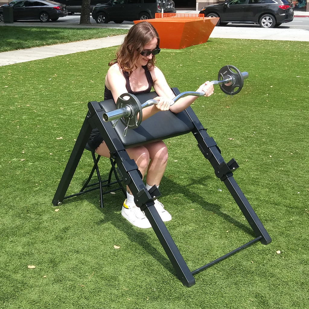 PCX-12 Foldable Preacher Curl Bench