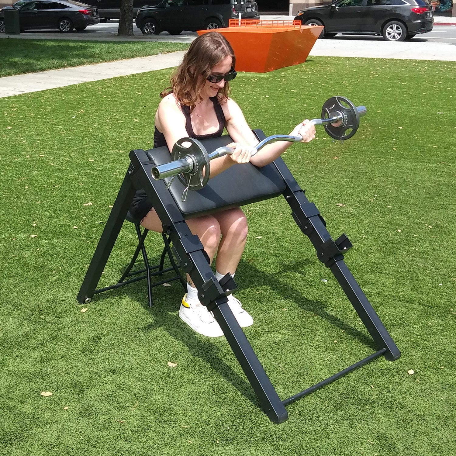 PCX-12 Foldable Preacher Curl Bench