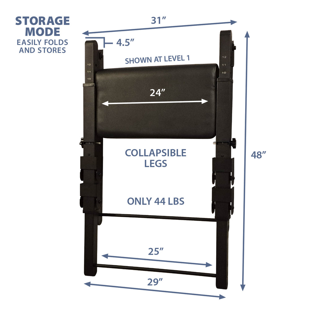 PCX-12 Foldable Preacher Curl Bench