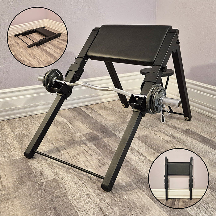 PCX-12 Foldable Preacher Curl Bench